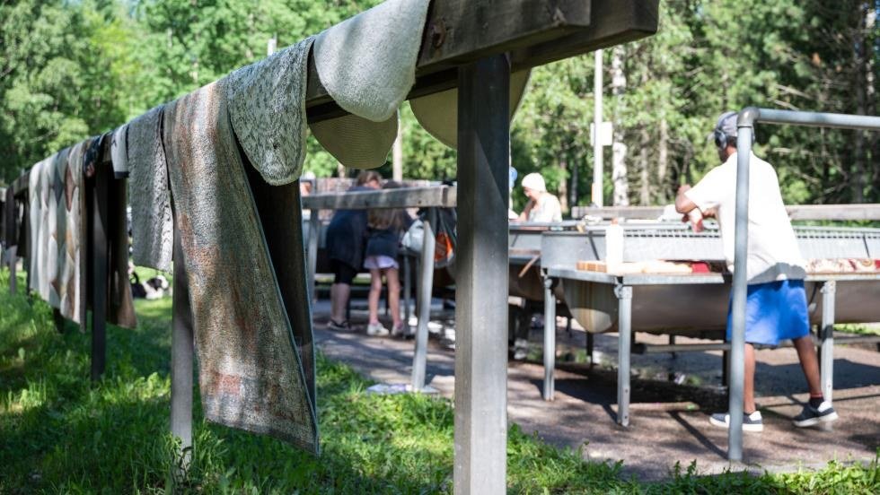 Matonpesupaikka Jokiuomanpuisto