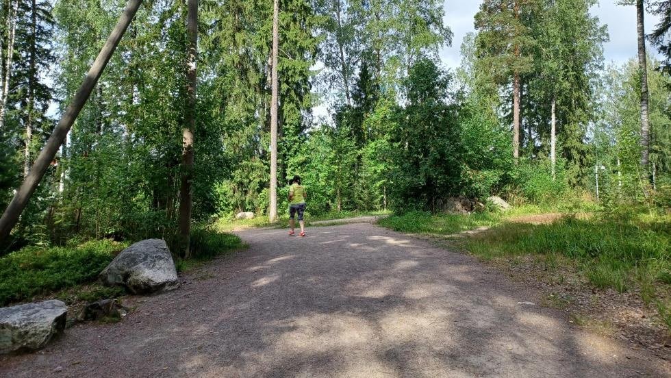 Leppäkorven kuntorata 2,4km, valaistu