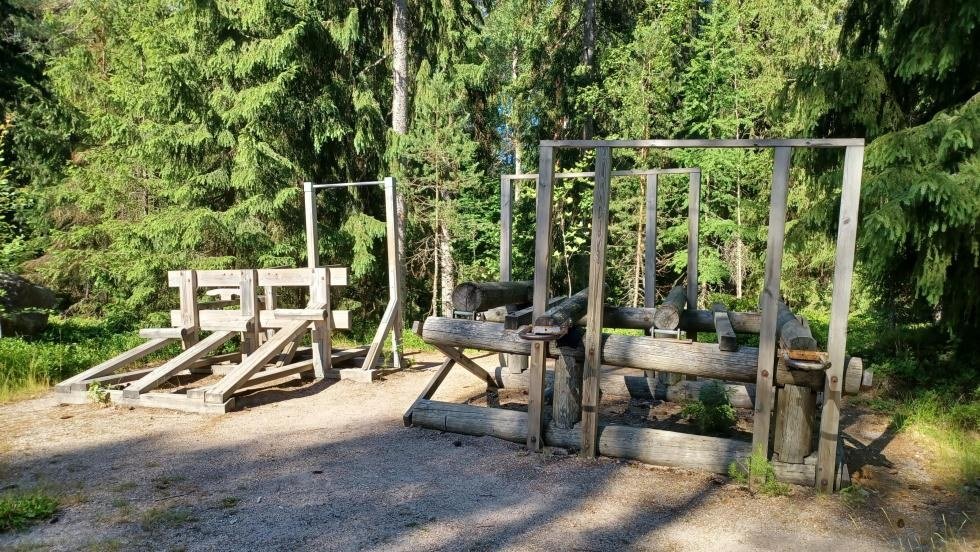 Petikon kuntoradan ulkokuntoilupaikka