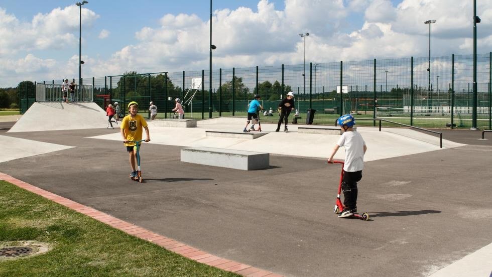 Kartanonkosken liikuntapuiston skeittipuisto